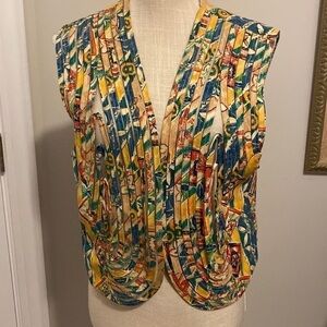 Howard Wolf vintage vest size 10 lined